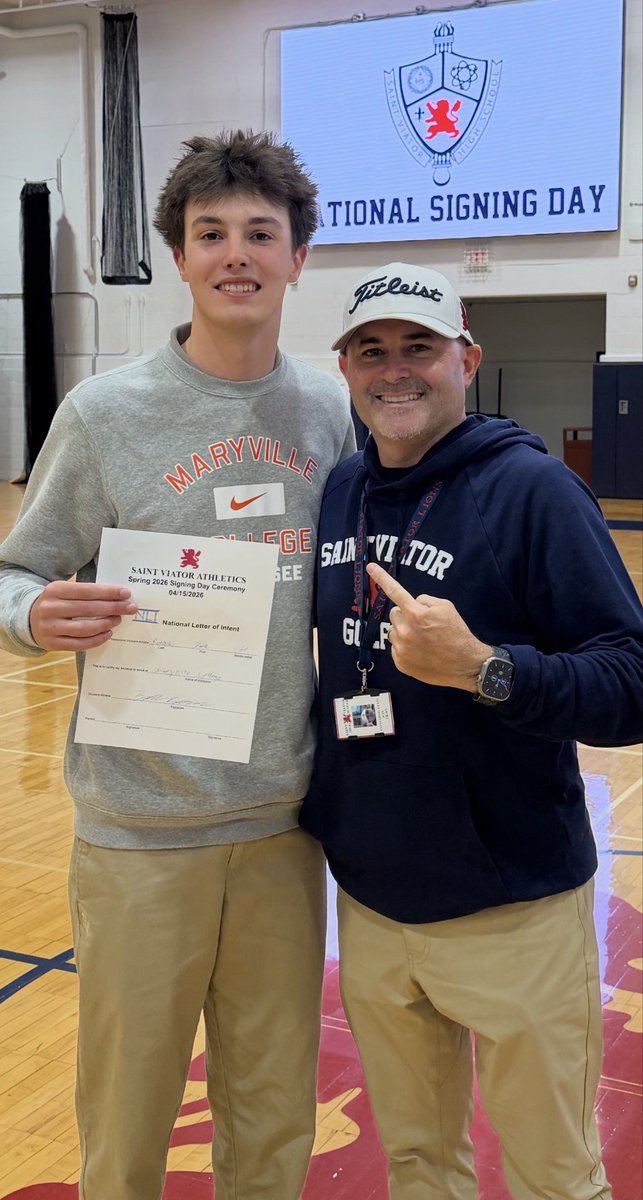 Today was “National Signing Day” for college sports.

What a proud moment for Zak! 

In the fall he’s heading off to play golf for Maryville College (just outside of Knoxville, TN).

Huge congrats to a great player, and an even better person.

Onward!