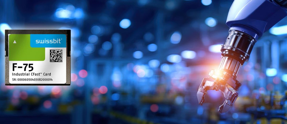 Tradecomp's tweet photo. Swissbit F-75 / F-78 CFast series : Why industrial applications still rely on CFast storage

Click the link below for full article :

https://t.co/1bQBfSVuMF https://t.co/3gn1FOK4HG