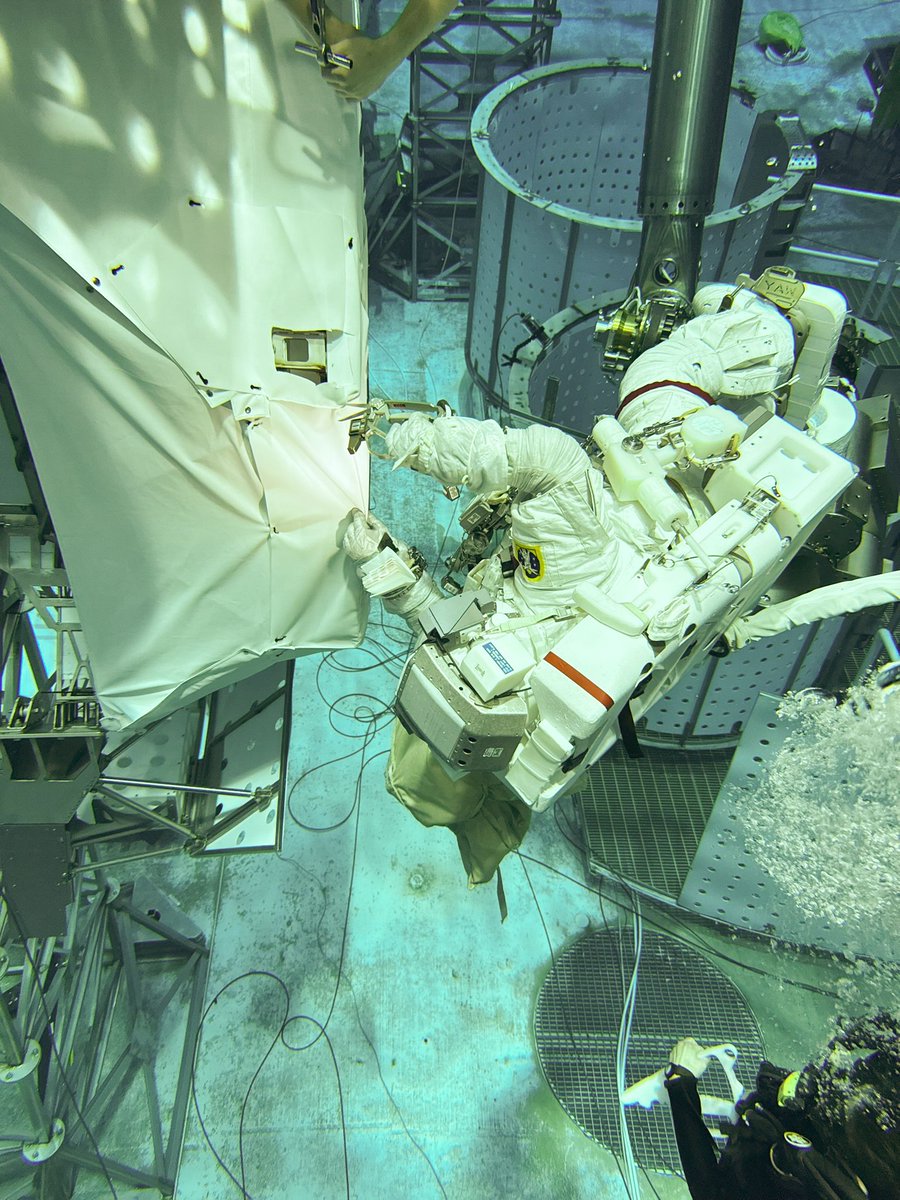astro_anil's tweet image. A lot of spaceflight training is about building confidence before the real work begins. NBL training brings classroom instruction and pool runs together so crews can learn the procedures, practice them carefully, and build familiarity over time. That preparation is what makes