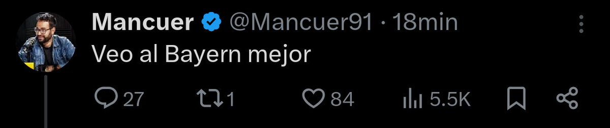 Re_AimV2's tweet photo. @Mancuer91 Impresionante como nunca fallas https://t.co/J88CuAgzZ4