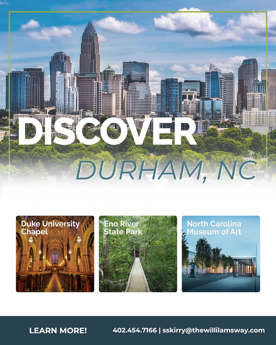 williams_group's tweet image. Welcome to this one-of-a-kind opportunity to own a full-scope optometry practice nestled in vibrant Durham, NC — ranked #1 place to live in North Carolina and #3 nationwide by U.S. News &amp;amp; World Report.

Visit our marketplace to learn more! 

#durham #northcarolina #optometry