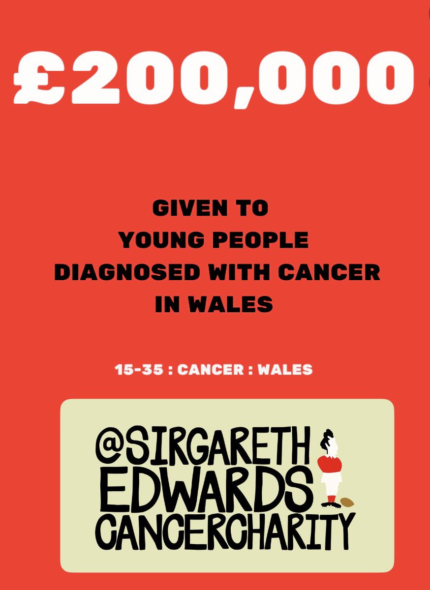 Sir Gareth Edwards Cancer Charity tweet media