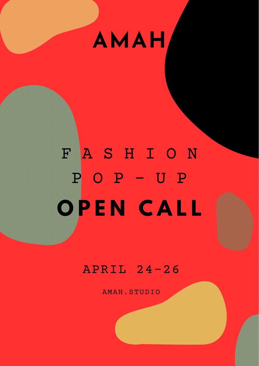 amahstudio's tweet photo. We’re hosting a Pop-Up!

Calling all fashion and beauty brands to be part of something exciting.

Apply via the link — registration is free.

Deadline: April 20.

https://t.co/YwrFKxEnRo https://t.co/cjivRF4U2h