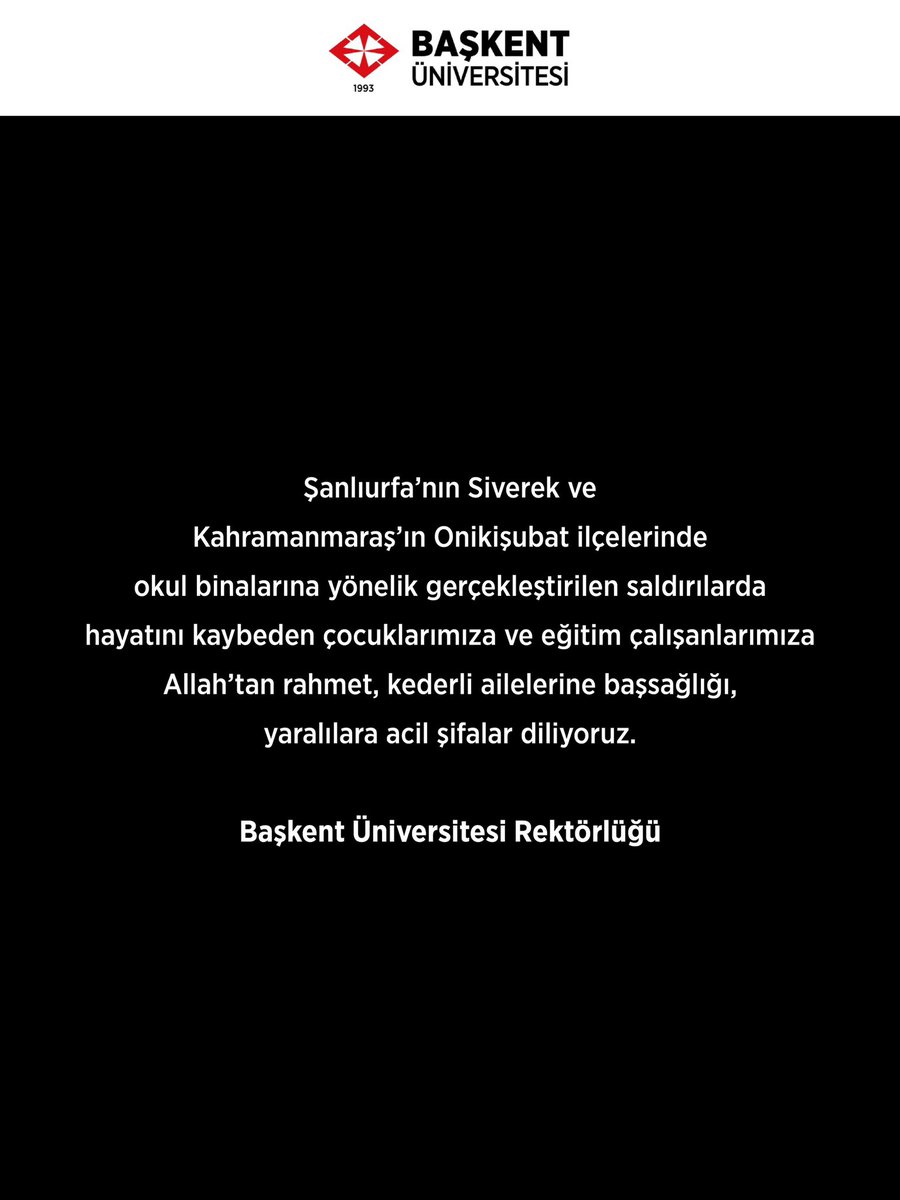 Başkent Üniversitesi (@baskentunv) on Twitter photo 