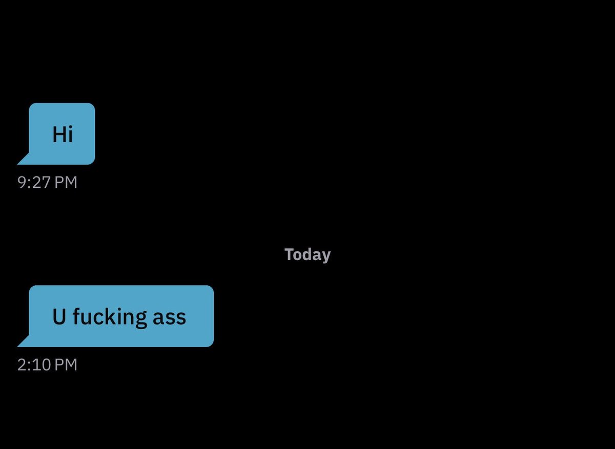 d_c_h1's tweet photo. This is why punctuation is necessary

Is it “u fucking ass!” Aka calling me an ass 
Or u fucking ass? Aka am I getting any ass

Either way I didn’t respond to that or the 10 other times he sent me a message. 
#grindr #gaydating #gaycruising https://t.co/bnBn167GC7