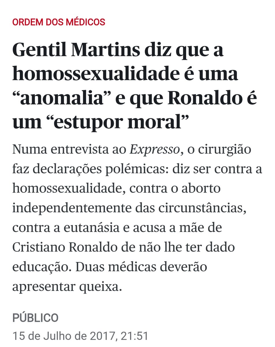 OPitosga's tweet photo. @anamatospires @fcancio Por mim, podem sentar-se as duas à esquina a tocar concertina e a dançar o Sol Li Do enquanto se riem.
Um dos maiores médicos cirurgiões portugueses foi impedido de exercer medicina porque, deu a sua opinião. Querem ver que é o único com a mesma opinião? 😄 https://t.co/mWZ5Y2M0Z9