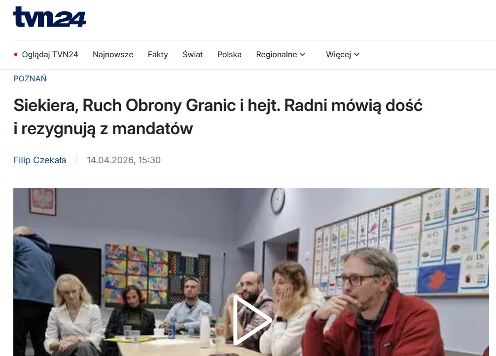 Wystarczył  jeden zakuty łeb! JEDNA KOBIETA, żeby ci nieudacznicy i  lepiłapki się poddali, to niesamowite. Jedna kobieta i 21 radnych! Kurczę, co za Lagartha w Poznaniu, albo w sekcji lewicowej zbyt wiele śrubek się poluzowało i  krążą tam jako niebezpieczne przedmioty! 

P.S.