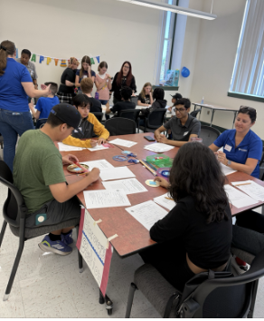 HillsVirtual's tweet photo. Throwback to our Pi Day celebration in March before spring break! Students had a great time rotating through hands-on discovery activities, games, crafts, and friendly competitions. We wrapped it all up with some perfectly “round” treats like pizza and cookies. https://t.co/ePy9Daf7eR