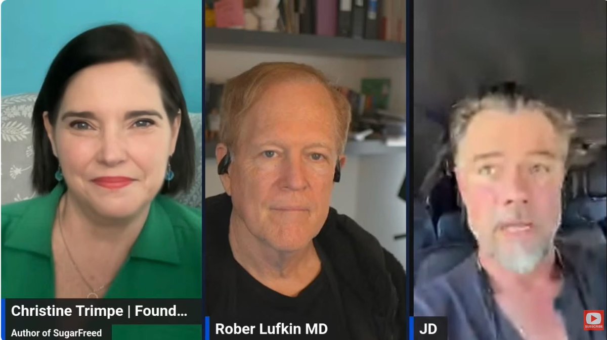 TrimpeChristine's tweet image. Honored to join @robertlufkinmd on his live today alongside @joshduhamel 

Thank you for having me, Dr. Lufkin. And nice to meet you, Josh! This one goes in the books. 🎉
#SugarFreed #FastingLife #WomensHealth #MetabolicHealth