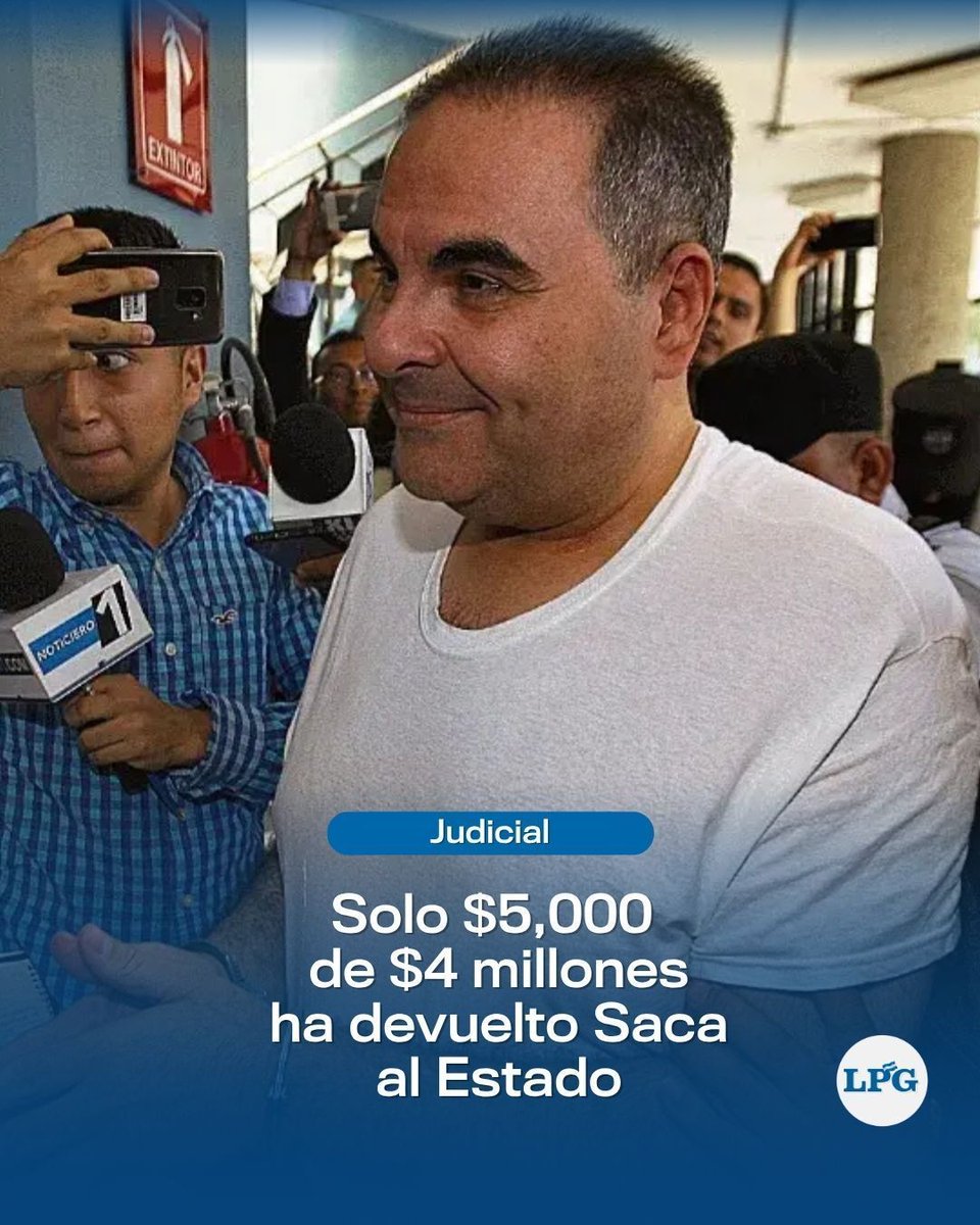 La FGR revela la mínima cantidad que el expresidente Saca ha devuelto al Estado salvadoreño. 🇸🇻 

Los detalles aquí ⬇️ laprensagrafica.com/elsalvador/exp… 

#ElSalvador #Corrupción #FGR #JusticiaSV