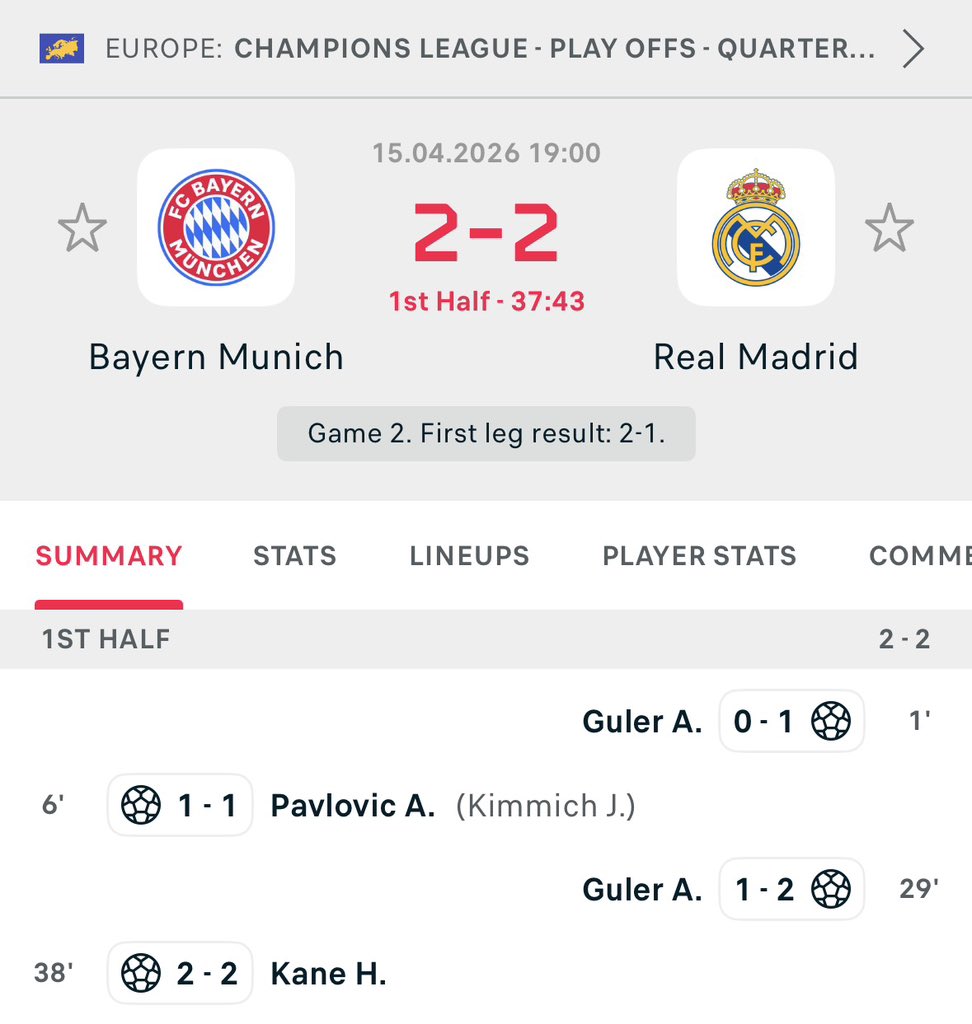MrStrong_Utd's tweet photo. Harry Kane! Game ooonn!

Bayern back on level terms! https://t.co/z6x5VyZIom