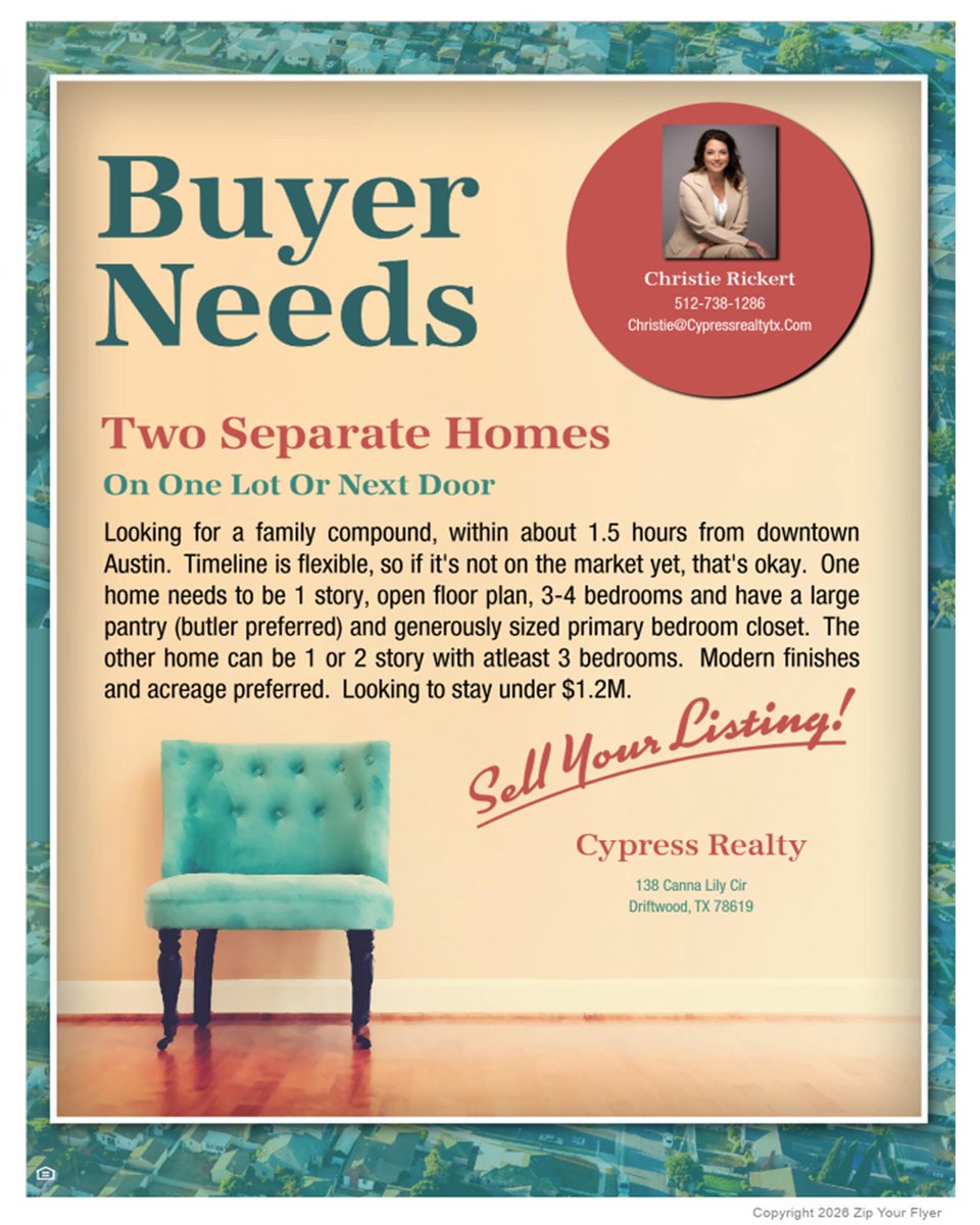 Zip Your Flyer - #1 Agent to Agent Email Flyers tweet media