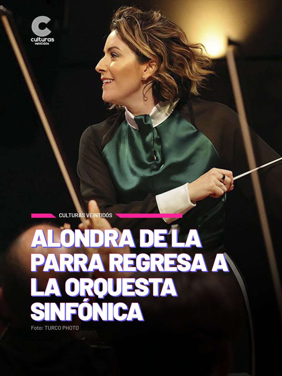 Canal22's tweet photo. La Orquesta Sinfónica Nacional anunció el regreso de Alondra de la Parra como directora invitada en su Primera Temporada 2026.

Las funciones se realizarán en el Palacio de Bellas Artes con un programa que incluye obras de Debussy, Ravel y Prokófiev. 🎼

📲 Entérate de esto y más en #CulturasVeintidós: https://t.co/TyhyVK1MRy