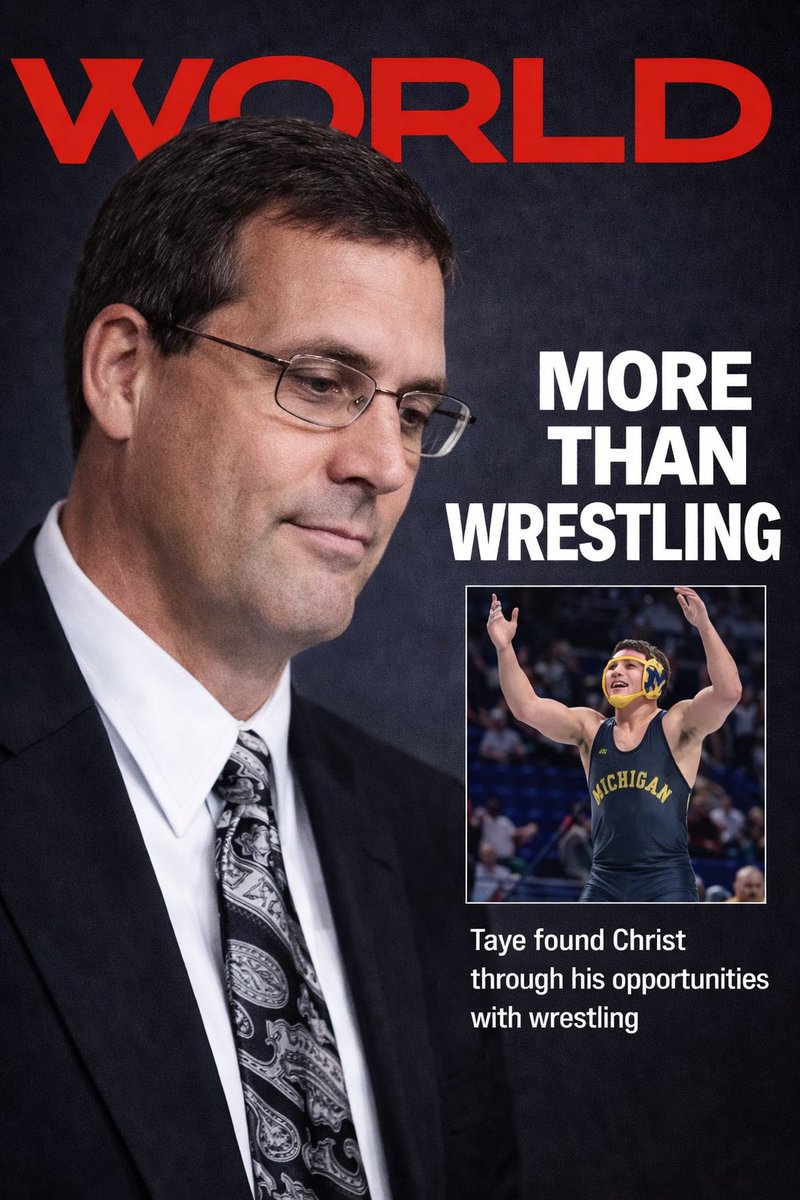 TheCoachSentes's tweet photo. Wrestling makes WORLD MAGAZINE podcast which is one of the largest Christian World View publications. 

https://t.co/XXmdBFSDQy

The podcast short is at the top of the article. 

*I made the fake magazine with ai and took 10 years off Mike Moyer 🤷‍♂️ https://t.co/eJVbi5v6aM