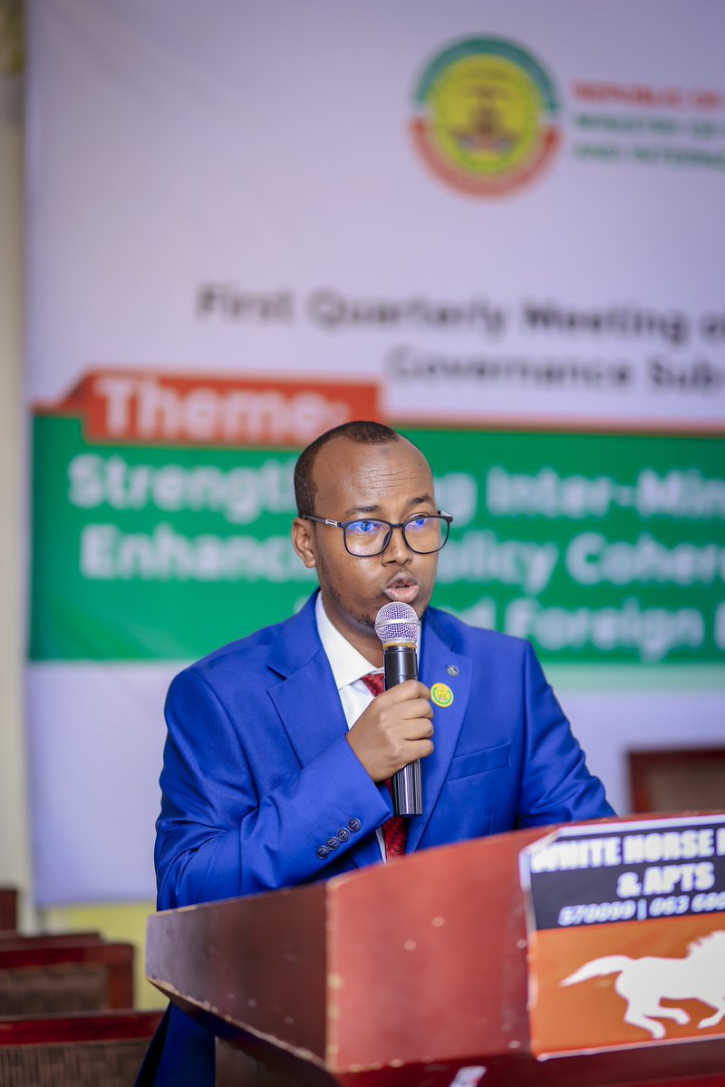 AbdiazizHaaruun's tweet image. Today 15 April 2026, I Presented the Inter-Ministerial Coordination Framework at the FR&amp;amp;IC Forum (Q1 2026), enhancing unified, coordinated foreign engagement across government to strengthen Somaliland’s global presence and impact.
#ForeignRelations #Coordination #Somaliland