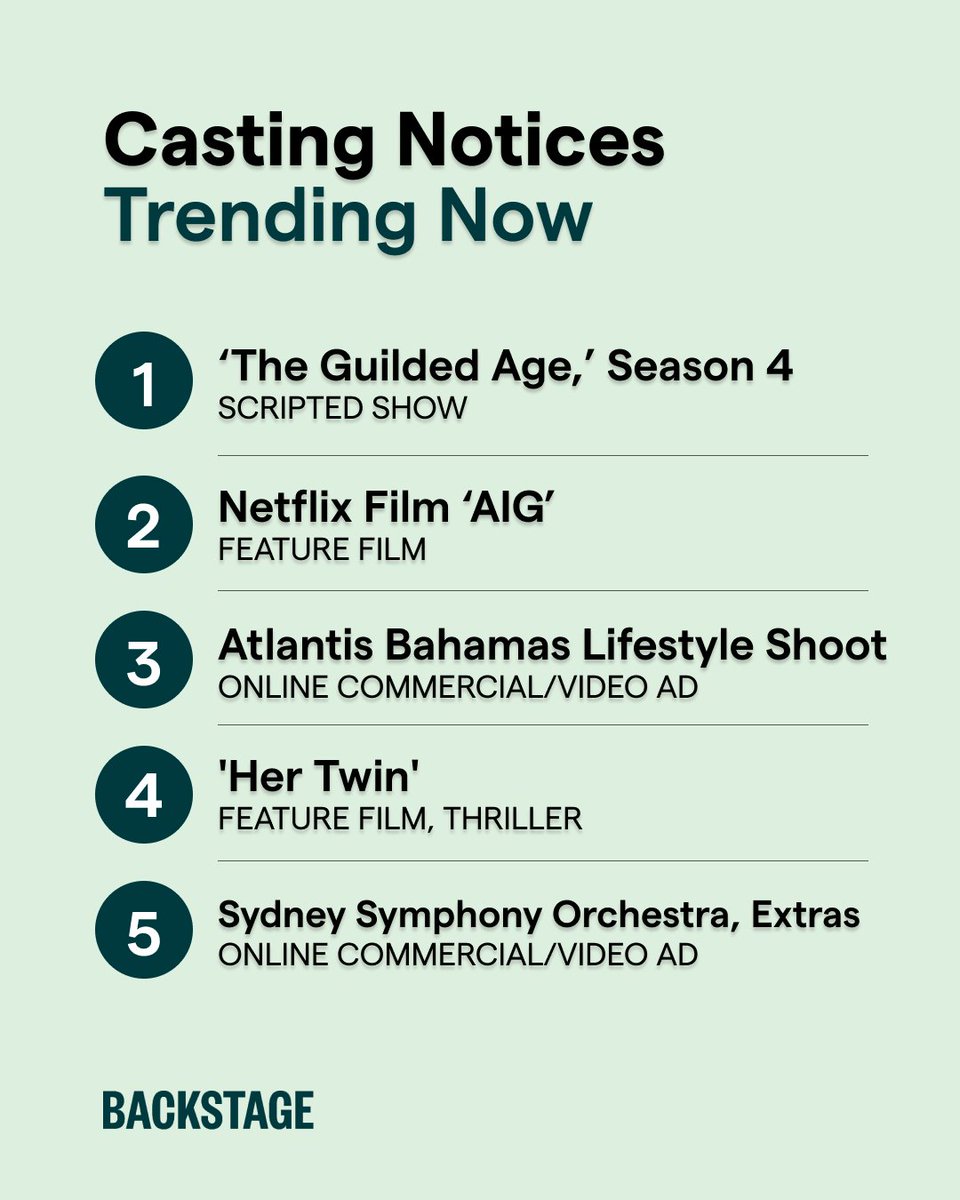 Backstage tweet media