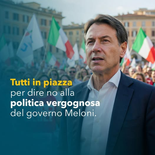 serebellardinel's tweet image. #Conte: "Scendi in piazza con noi per la Pace!" #RidateciConte, l'unico che si è battuto per trattati di #PACE per tutte le guerre! Le guerre interessano ai falsi esportatori di democrazia,#Italia di #Meloni compresa che li appoggia!