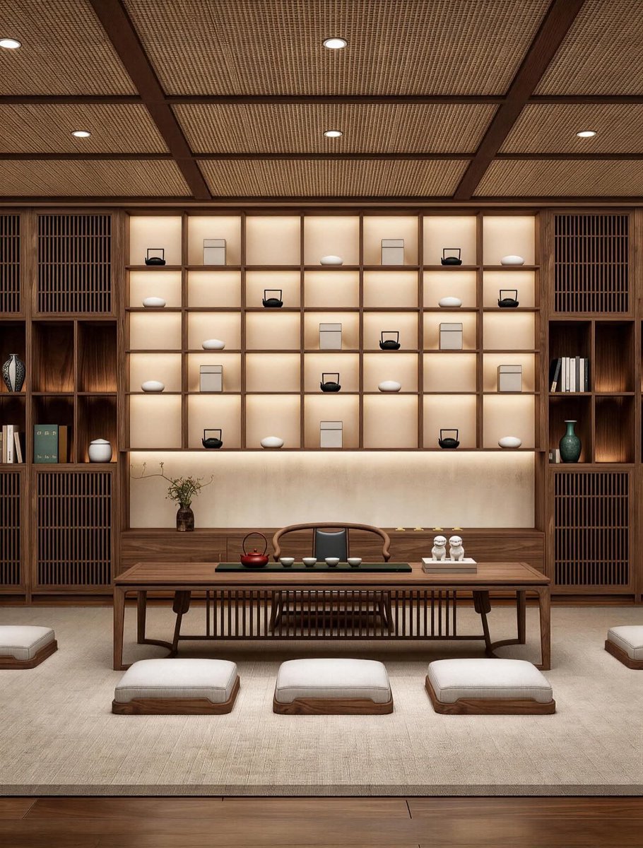 justadd2cart's tweet image. Carved wood. Soft light. Quiet ritual.
An imperial-inspired tea corner designed for presence and peace.
.
.
Credits: facebook.com/share/1Hqk5H4D…

#interiordesigners #design #building