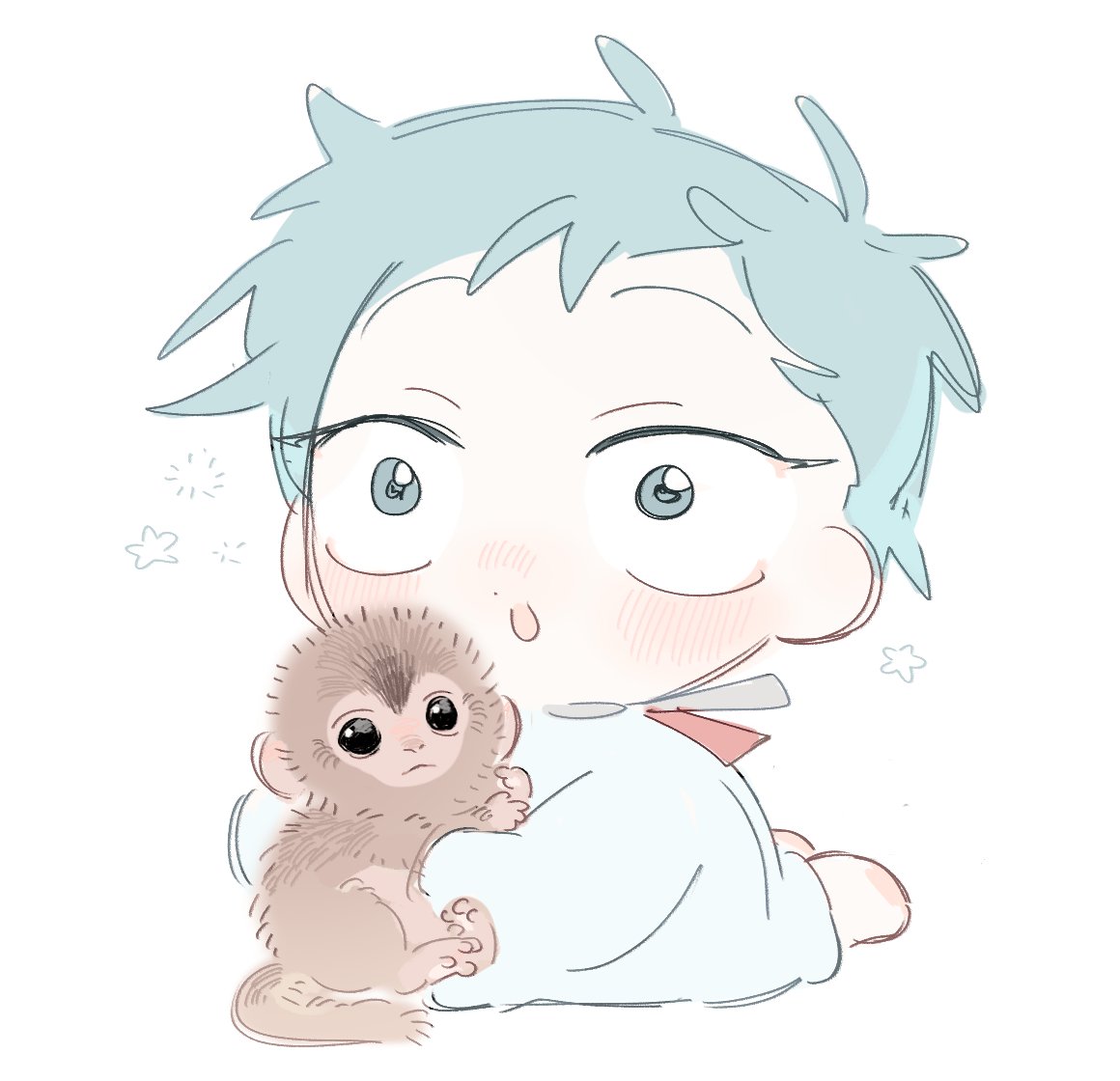 i dreamed they dropped an official art with baby till and a monkey