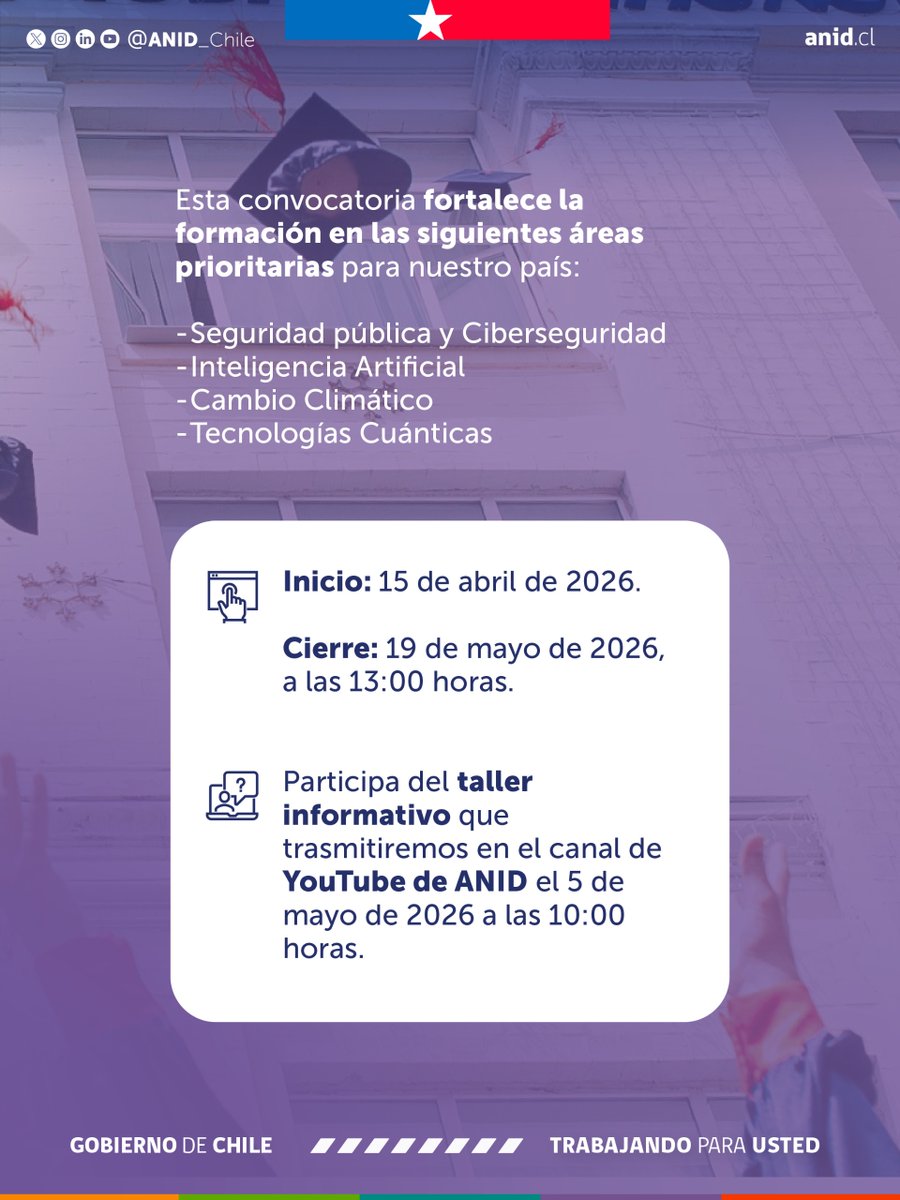 Agencia Nacional de Investigación y Desarrollo tweet media