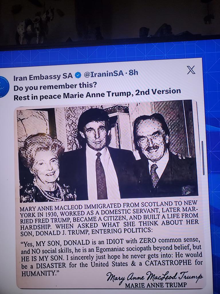 A message from Donny's Mommie.