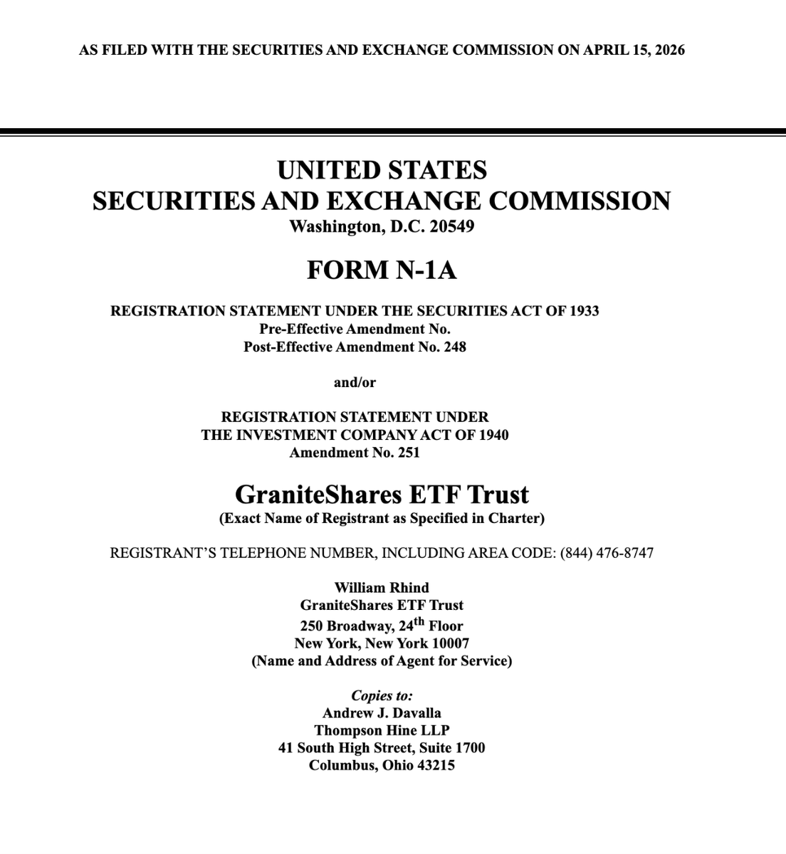 JUST IN: GraniteShares plans to launch 3x leveraged XRP ETFs on April 23 as Wall Street gears up for leveraged XRP products