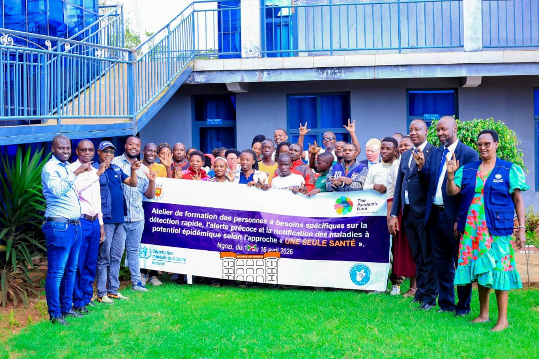 PButanyerera's tweet image. 6/6 Avec l’appui de Organisation mondiale de la Santé @oms_burundi et du @Pandemic_Fund, cet atelier vise un système de surveillance inclusif et efficace. 👉 Protéger chaque citoyen, c’est renforcer la nation. #OneHealth #Inclusion