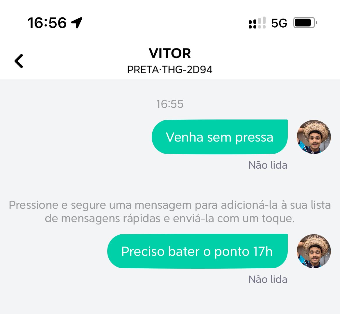 Chamei o uber e ele aceitou antes da hora😭😓