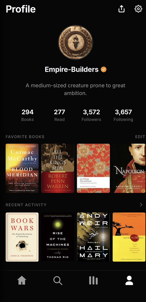 EmpiresPod's tweet photo. They’re calling me the Bookmogger. https://t.co/89jkStY0wu