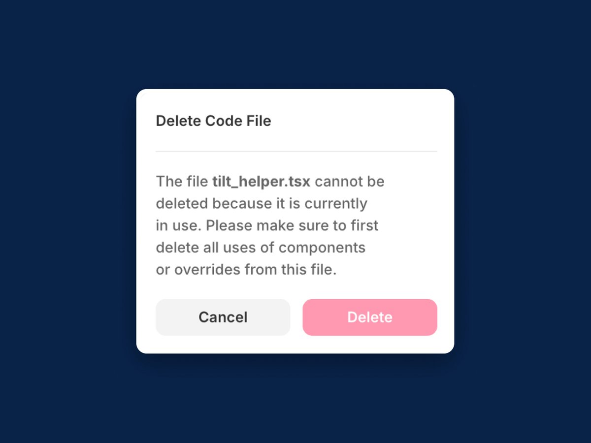 sekhsoyebali's tweet image. Framer Tip 👀

Stuck with a component you can't delete (delete button disabled)? 😭

Try this:
→ Move it into a new folder
→ Delete the folder

Works every time ✨

Save this for later 📌
Follow for more Framer tips 🔥

#Framer #FramerTip #NoCode #WebDesign