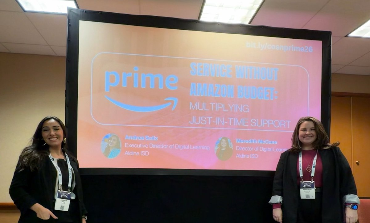 DigitalGal3's tweet photo. We presented at #CoSN2026 on Live Chat! It was amazing time meeting everyone and talking passionately about customer service! @andiesoliz @AldineDLS @adamgalvanjr @AldineISD @CoSN https://t.co/bebzccF6pw