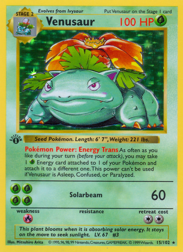 venusaur card binder Bulbasaur Evolution Pokemon Card Binder | Venusaur Cover main image 0