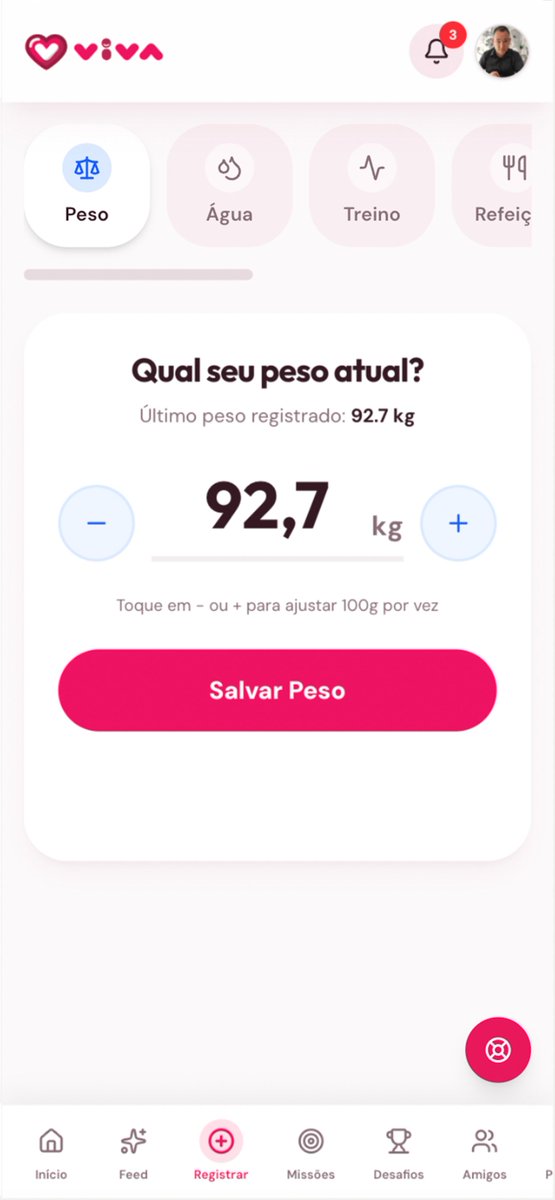 Buscando 8 almas bondosas que queiram testar o viva e sejam usuários de Android. O Viva é meu app para acompanhar calorias (fotos dos pratos), pressão, variação de peso, medicamentos, canetas emagrecedoras e afins.