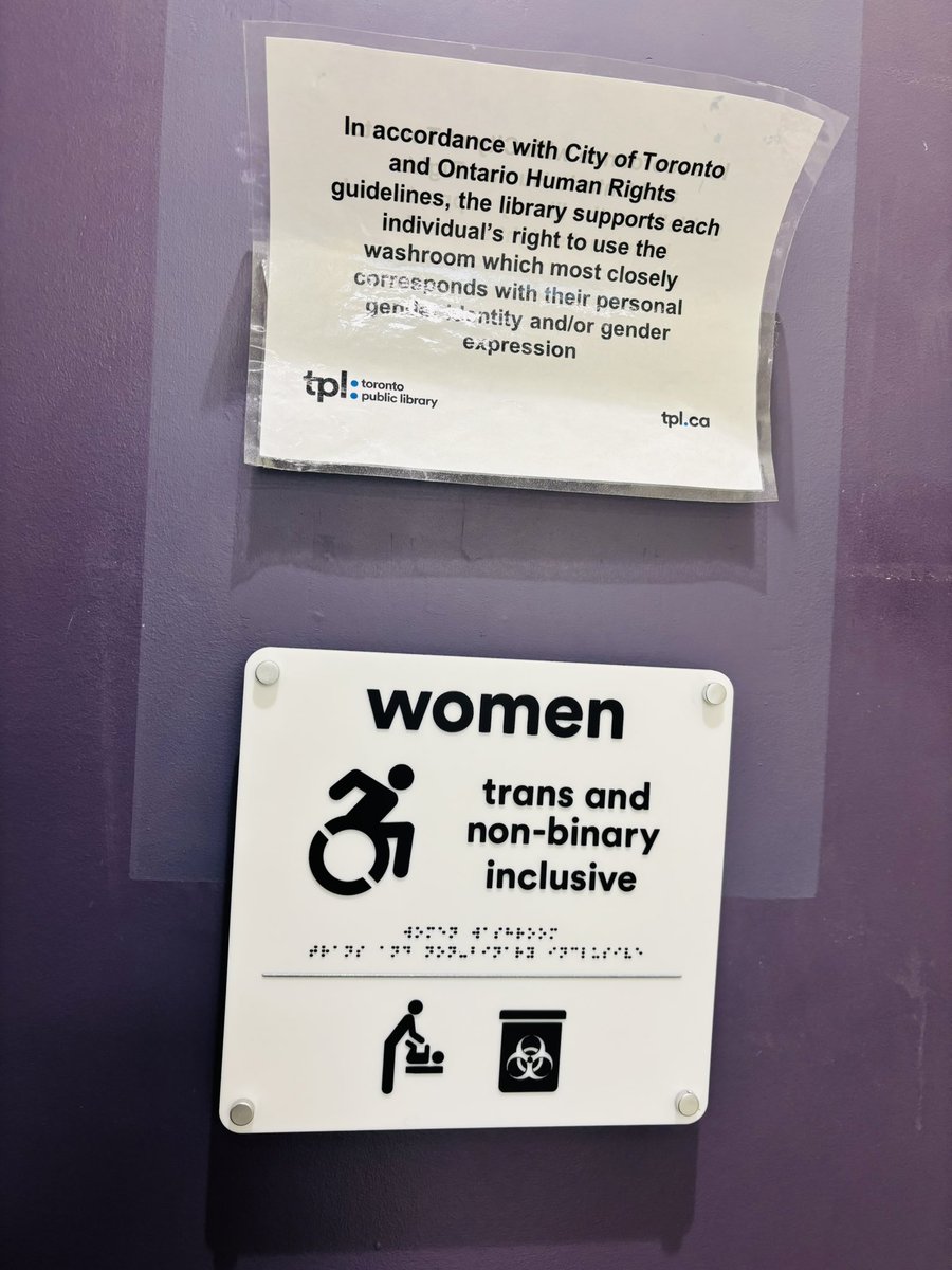 S5weetescape's tweet photo. First time spotting Braille on a washroom sign. Need to see more of this please! https://t.co/TFnu1975FR