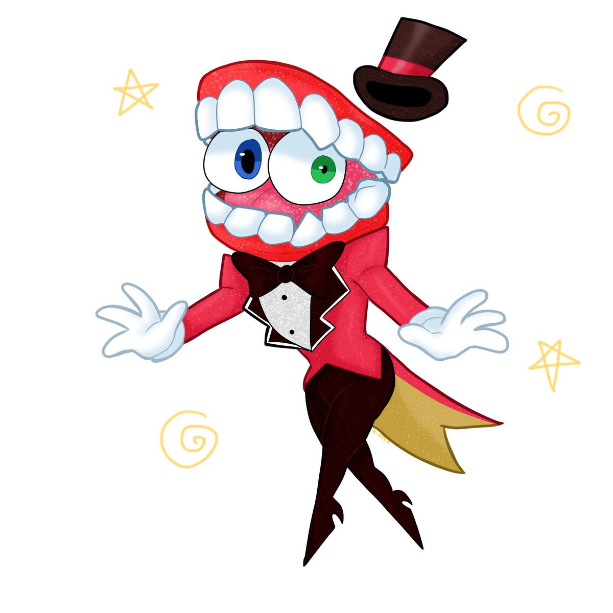 e_p3t's tweet photo. my first time drawing caine
#tadc #tadccaine https://t.co/klWSktHSx7