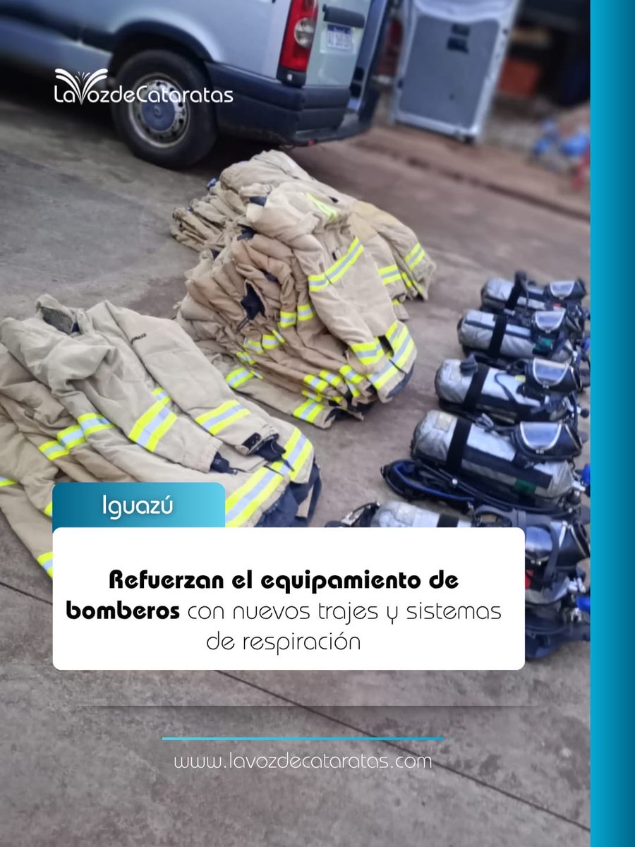 🔵El cuartel sumó indumentaria y tecnología clave para mejorar la seguridad del personal y la capacidad de respuesta ante emergencias.
▶️lavozdecataratas.com/2026/04/15/ref…