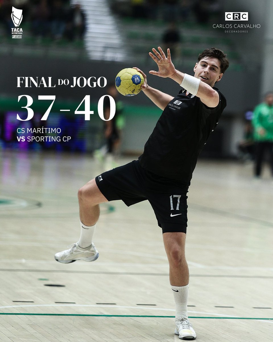 SCPModalidades's tweet photo. #AndebolSCP | ⏹️ Os nossos Leões venceram a 1.ª mão das meias-finais da Taça de Portugal 🤩

🔴​ 37-40 ⚫️ // #CSMSCP https://t.co/tc2vlUU6qE