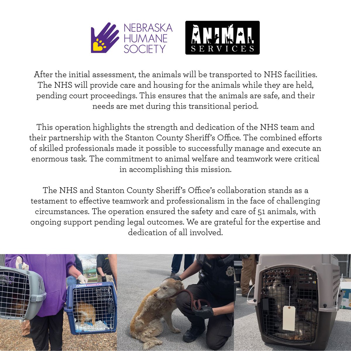Nebraska Humane Society tweet media