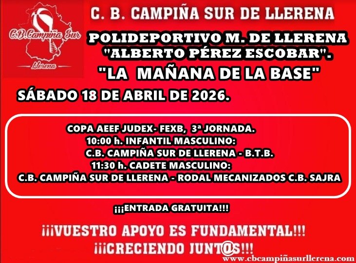 C. B. CAMPIÑA SUR DE LLERENA tweet media