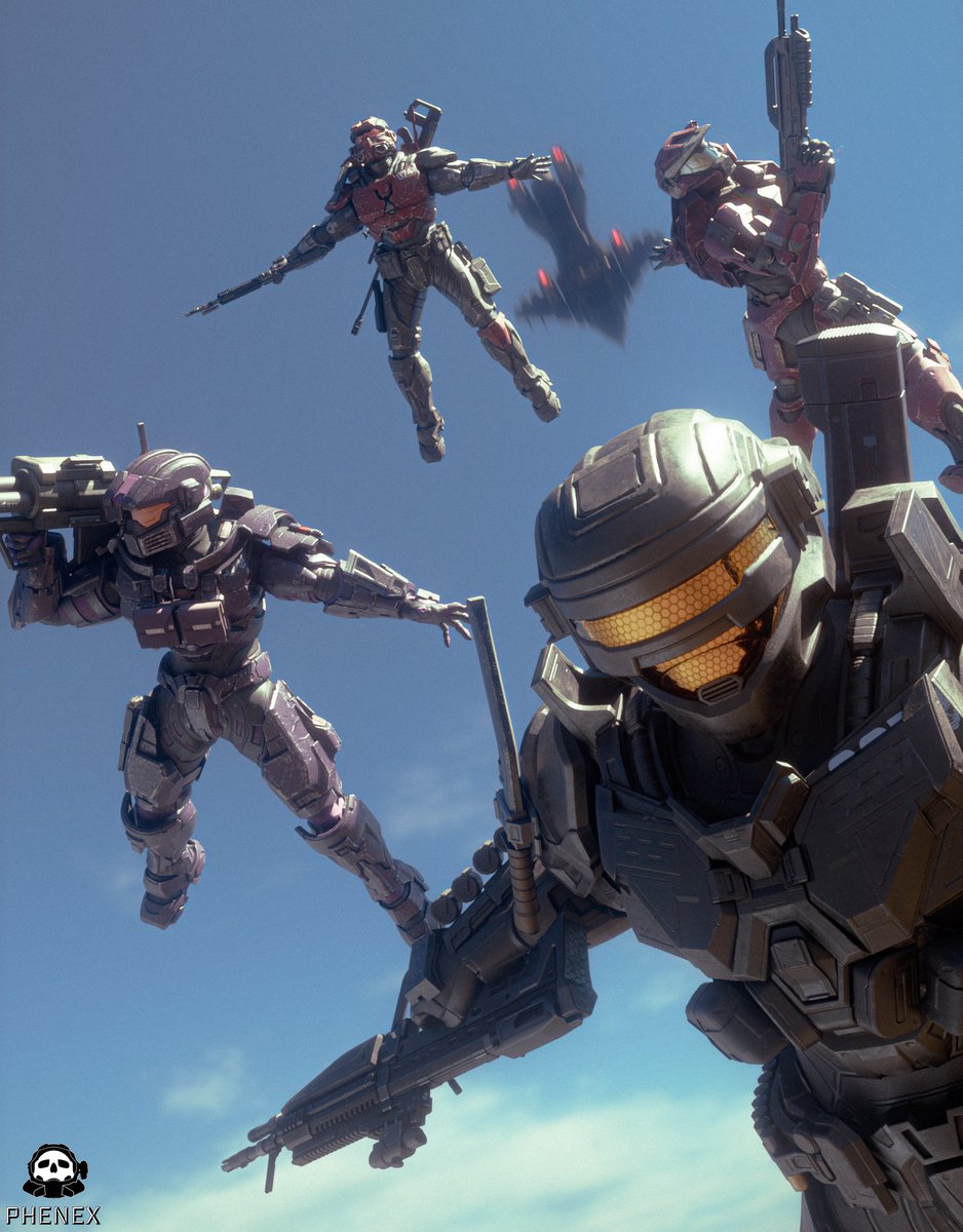 “Airdrop.”
——————
Made in Blender 4.5.3, Rendered with Cycles and composited with Artum &amp; Adobe Photoshop.
——————
#Halo #HaloInfinite #HaloArt #HaloSpotlight #Blender3d #blenderart #art #b3d