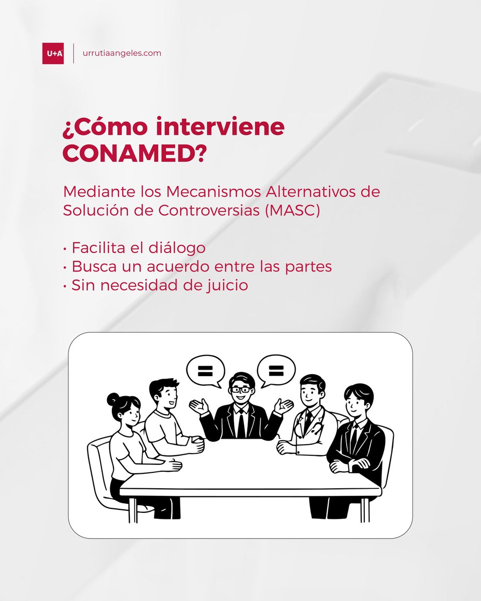 UAabogados's tweet photo. ¿Tuviste un problema con atención médica y no sabes qué hacer?
La queja ante CONAMED es una vía para expresar una inconformidad y, en su caso, buscar una solución mediante el diálogo, sin necesidad de un juicio.
#CONAMED #QuejaMedica #DerechoSanitario #ResponsabilidadMedica https://t.co/uueTa4cFDm
