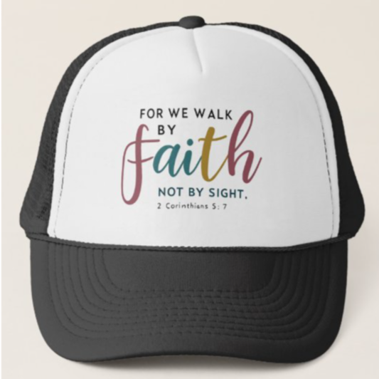 NickOlahJohn's tweet image. Faith is seeing with the heart when the eyes see shadows. We Walk By Faith Not By Sight 2 Corinthians 5 7 Trucker Hat.  
zazzle.com/we_walk_by_fai… 
Walk boldly today, guided by 2 Corinthians 5:7. 🙏 #WalkByFaith #TrustGod #Faith