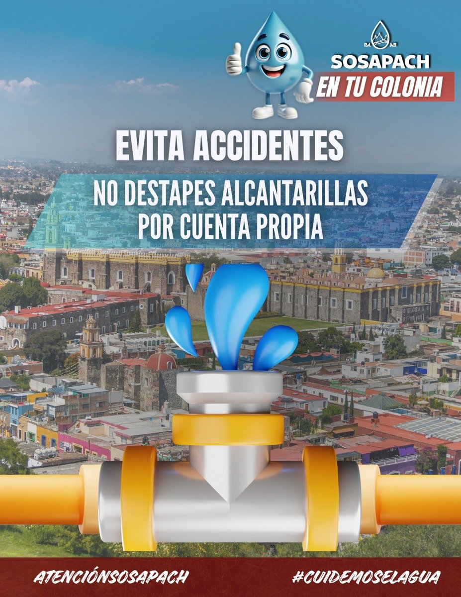 VisionUPP's tweet image. #VISION en #SanPedroCholula
#Sosapach / Ante la temporada de lluvias, #SOSAPACH comparte recomendaciones para prevenir riesgos y afectaciones
@TonantzinFdz @sosapach_