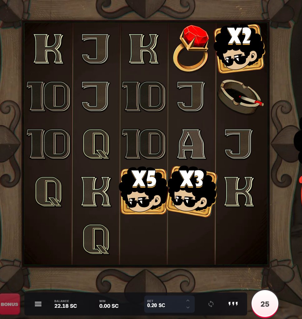 TokiCooks's tweet photo. @donut_slot I keep getting this glitch that shows blank spots instead of symbols. https://t.co/c7aCEhno6u