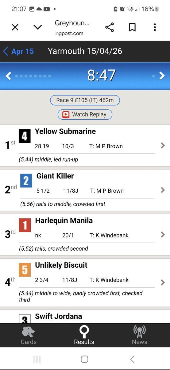 Michelle Brown greyhounds tweet media