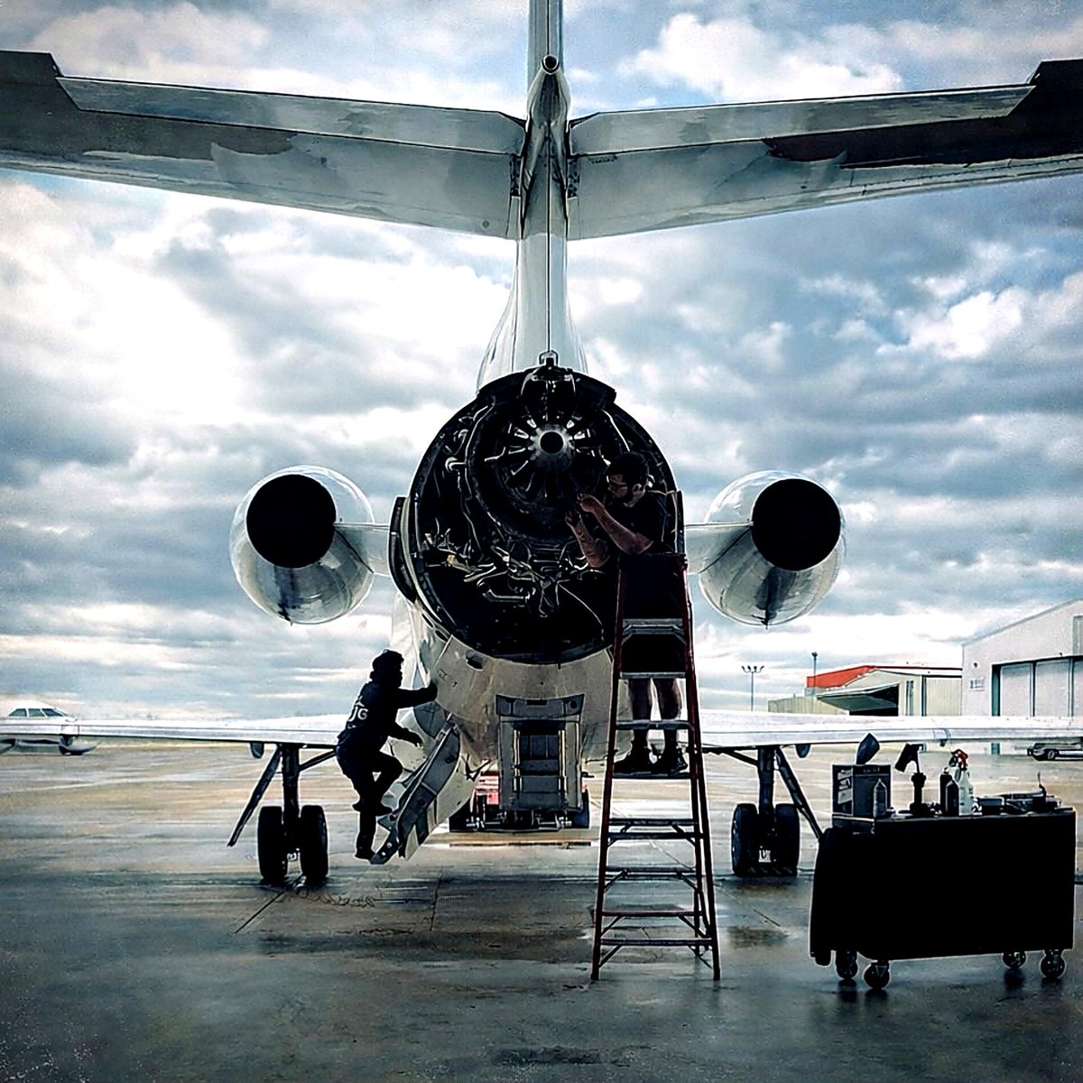 CJGjet's tweet image. Every safe departure starts long before the runway.

In the hangar, it’s inspections, troubleshooting, and attention to the details no one sees but everyone depends on.

#AircraftMaintenance #MaintenanceLife #AviationMaintenanceTech #MROLife #AircraftTech #LineMaintenance