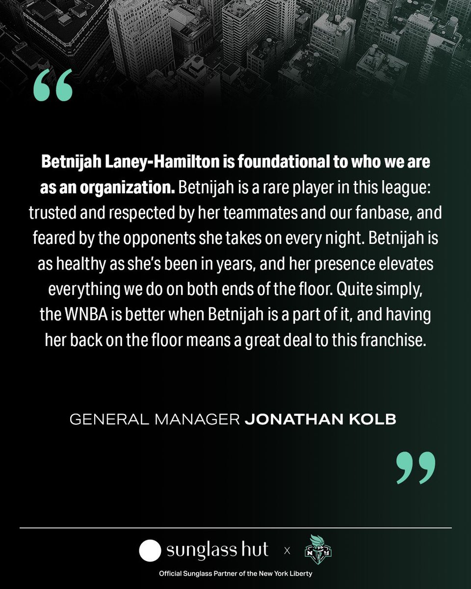 New York Liberty tweet media