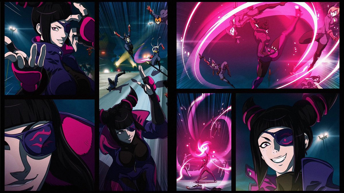 YamamotoElios's tweet image. Juri's Street Fighter V route arcade ending artwork.

#CAPCOM #streetfighter #artwork #illustration