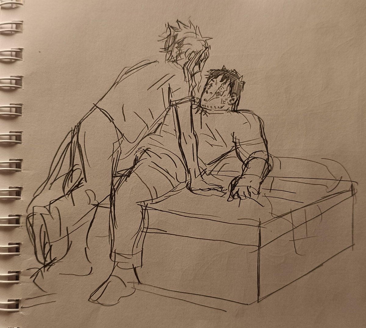 sketching my enji rei toshinori things #endmight