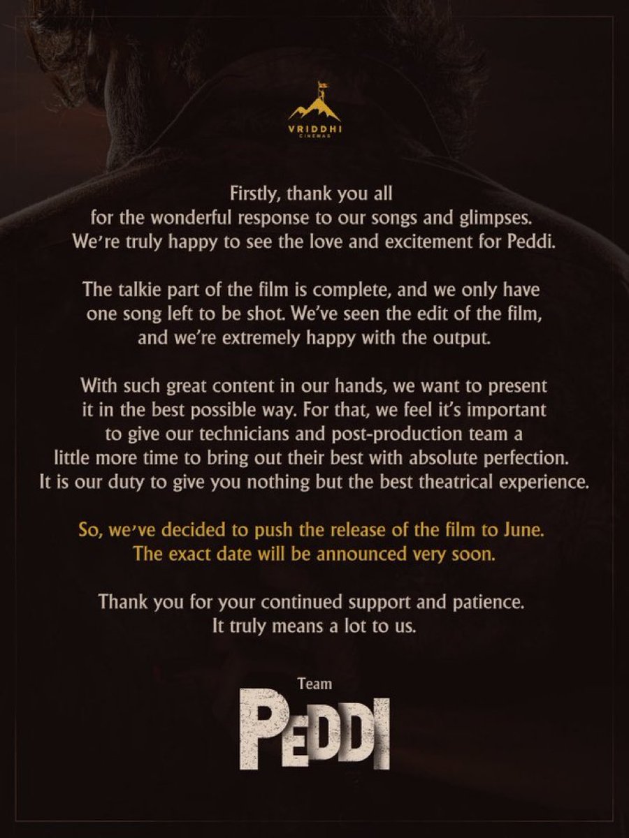 CanadaJuntionLo's tweet image. #PEDDI in cinemas this June